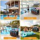 Yescom 270 Gallon Pool Float Storage Bin 52"x33"x67" 2 Tiers Rolling Toys Cart — photo 6