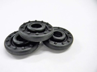 Bowjax SilenceSaver Stabilizer Dampeners (3 Pack), Black, 5/8''