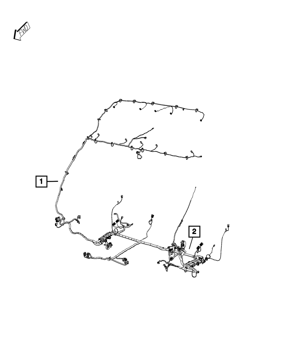 Genuine Mopar Under-Body Wiring 68591999AD