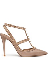Valentino Garavani Rockstud Powder Pink Patent Leather Pumps with 100mm Heel