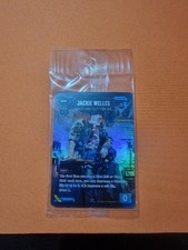 Cyberpunk TCG Beta - Jackie Welles - Pour One Out For Me - Box Topper Promo B005