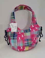 Disney Parks PINK PATCHWORK Mickey Mouse Hobo...