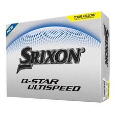 Srixon Q-Star Ultispeed Yellow BUY 2 DOZEN GET 1 DOZEN FREE