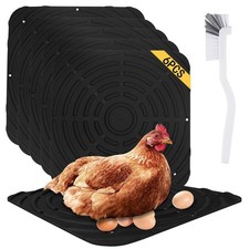 6 Pack Washable Chicken Nesting Pads for Coop Silicone Nesting Pads for Chick...