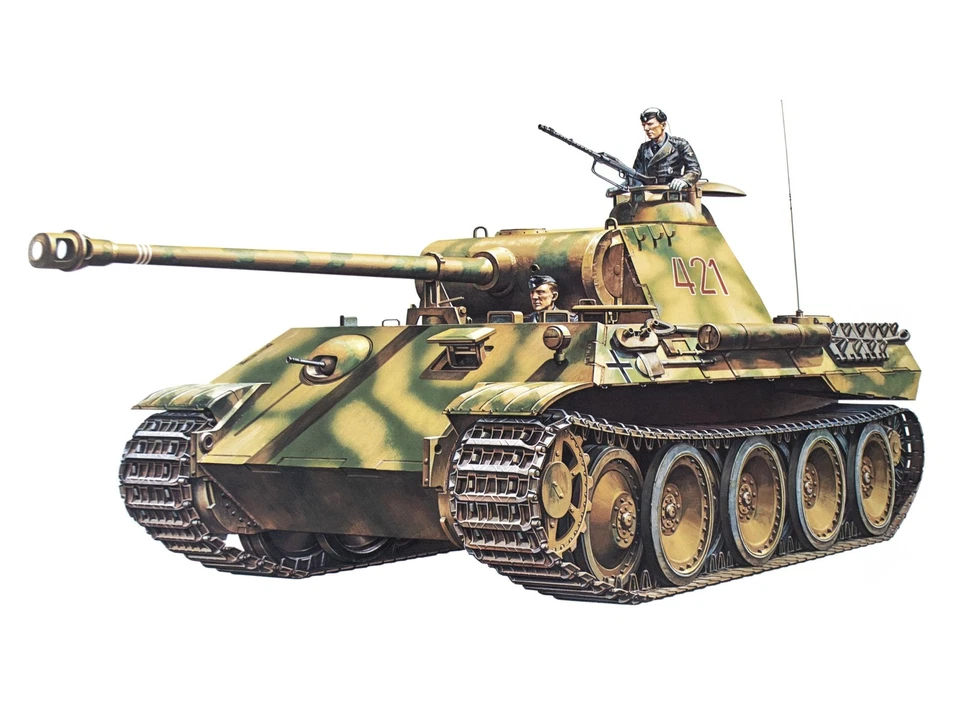 Panther Panzerkampfwagen V TAMIYA 1:35 cod. 35065 - Immagine 4 di 4