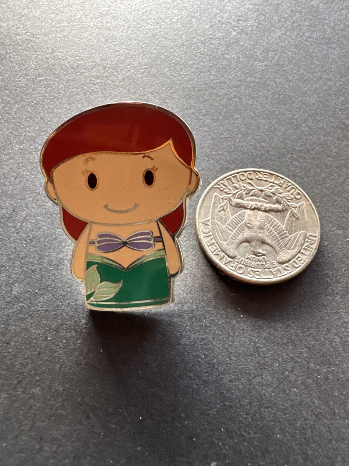 Disney pin 129458 the Little Mermaid Ariel Hallmark itty bittys Princess bitty