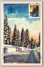 #5534 Winter Scenes Snowy Morning Maxi Card w/Pictorial Cancel