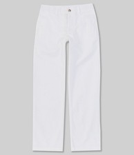 NWT - POLO RALPH LAUREN Big Boys SUFFIELD White CHINO PANTS - 16