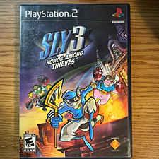 Sly 3 Honor Among Thieves PS2 CIB Complete w/ 3D Glasses Black Label