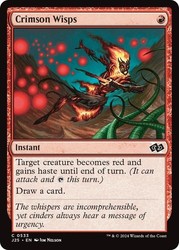 Crimson Wisps #533 Foundations Jumpstart MTG
