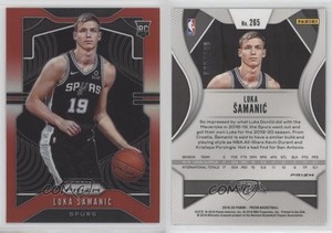 2019-20 Panini Prizm Red /299 Luka Samanic Šamanić #265 Rookie RC