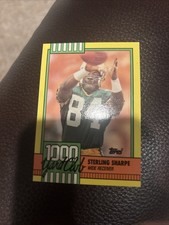 Sterling Sharpe #4 1990 Topps Green Bay Packers 1000 Yard Club