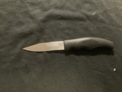 Forever Sharp Paring Knife Surgical Steel Black Handle 2 3/4'' Blade