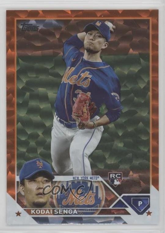 2023 Topps Series 2 Orange Foil 97/299 Kodai Senga #362 0n64