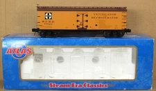 Atlas O 6702-6 Santa Fe 40' Woodside Refrigerator Car O-Gauge LNIB