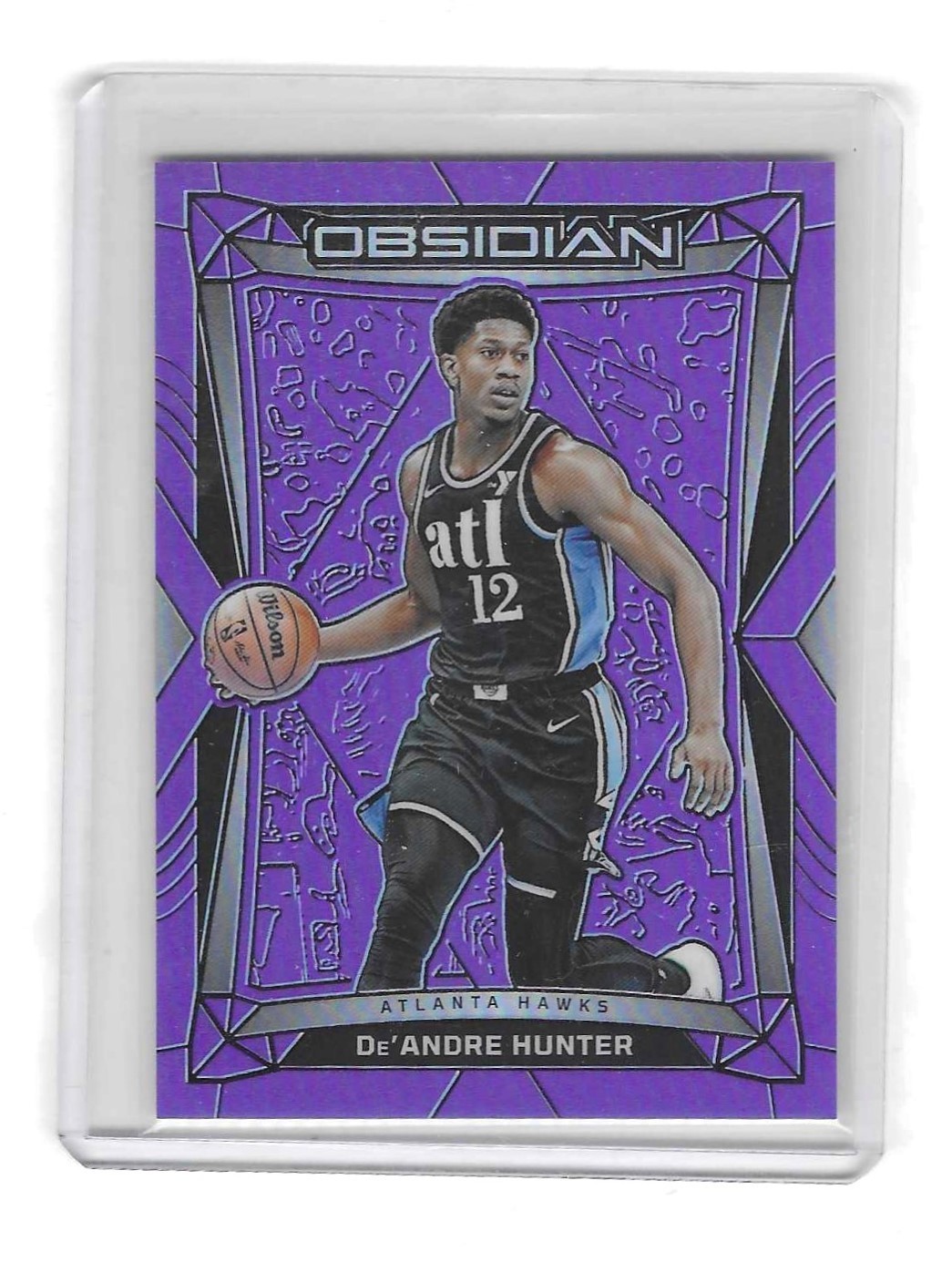 De'Andre Hunter #34/49 - 2023-24 Panini Obsidian -Electric Etch Purple Flood