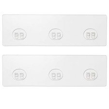 2 Pack Shower Caddy Adhesive for Replacement, Strong Transparent Adhesive for...