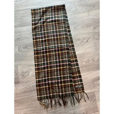 Scottish plaid scarf 100 cashmere