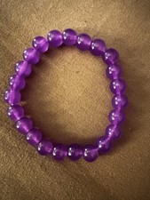 Amethyst Stretch Bracelet one size fits all