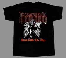 Blasphemy Band Music For Lovers Black T-Shirt Cotton Full Size BT1167