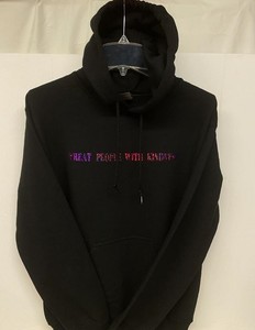 black treat people with kindness moletom com capuz