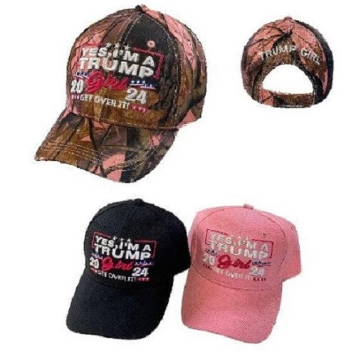 Trump 2024 YES I'M A TRUMP GIRL (ACU PINK CAMO) Embroidered Cap Hat L1
Opens in a new window or tab