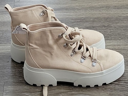 h\u0026m divided chunky white heel Platform 