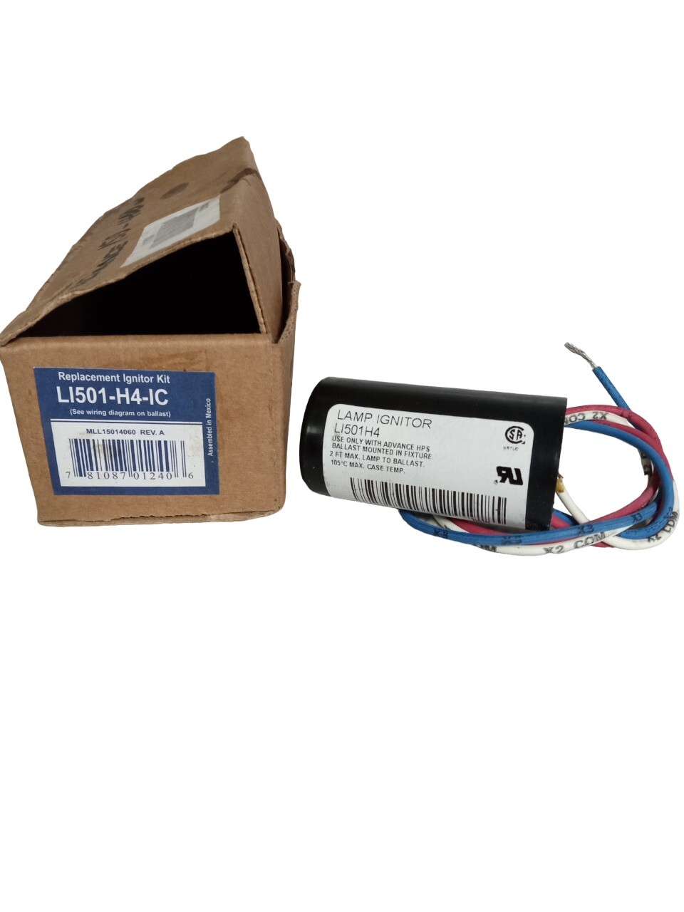 ADVANCE LI501H4 Ballast Ignitor,17/8" Diameter,400W,HPS eBay