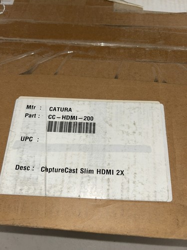 Appareil d'enregistrement et de streaming Cattura CaptureCast, mince 2 x HDMI Vizrt Cattura - Photo 6/8