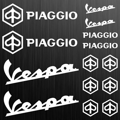PIAGGIO Vespa aufkleber sticker decal roller scooter 14 Stücke Pieces
