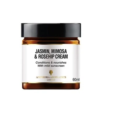 AMPHORA AROMATICS Crema nutritiva de jazmín, mimosa y rosa mosqueta con extractos de hierbas y aceite esencial