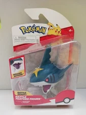 Pokemon Battle Feature Figure - Sharpedo Deluxe Action - HTF New