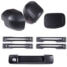 Matte Door Handle Tailgate Mirror Gas Cap Covers Fit For Ford Maverick 2022-2023
