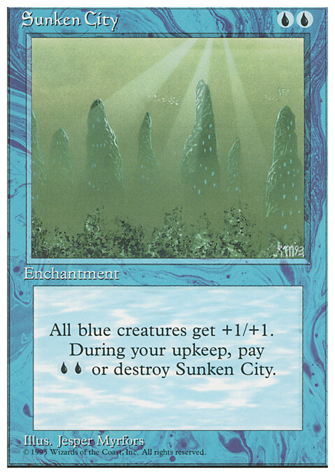 Magic the Gathering MTG Sunken City (106) Fourth Edition LP
