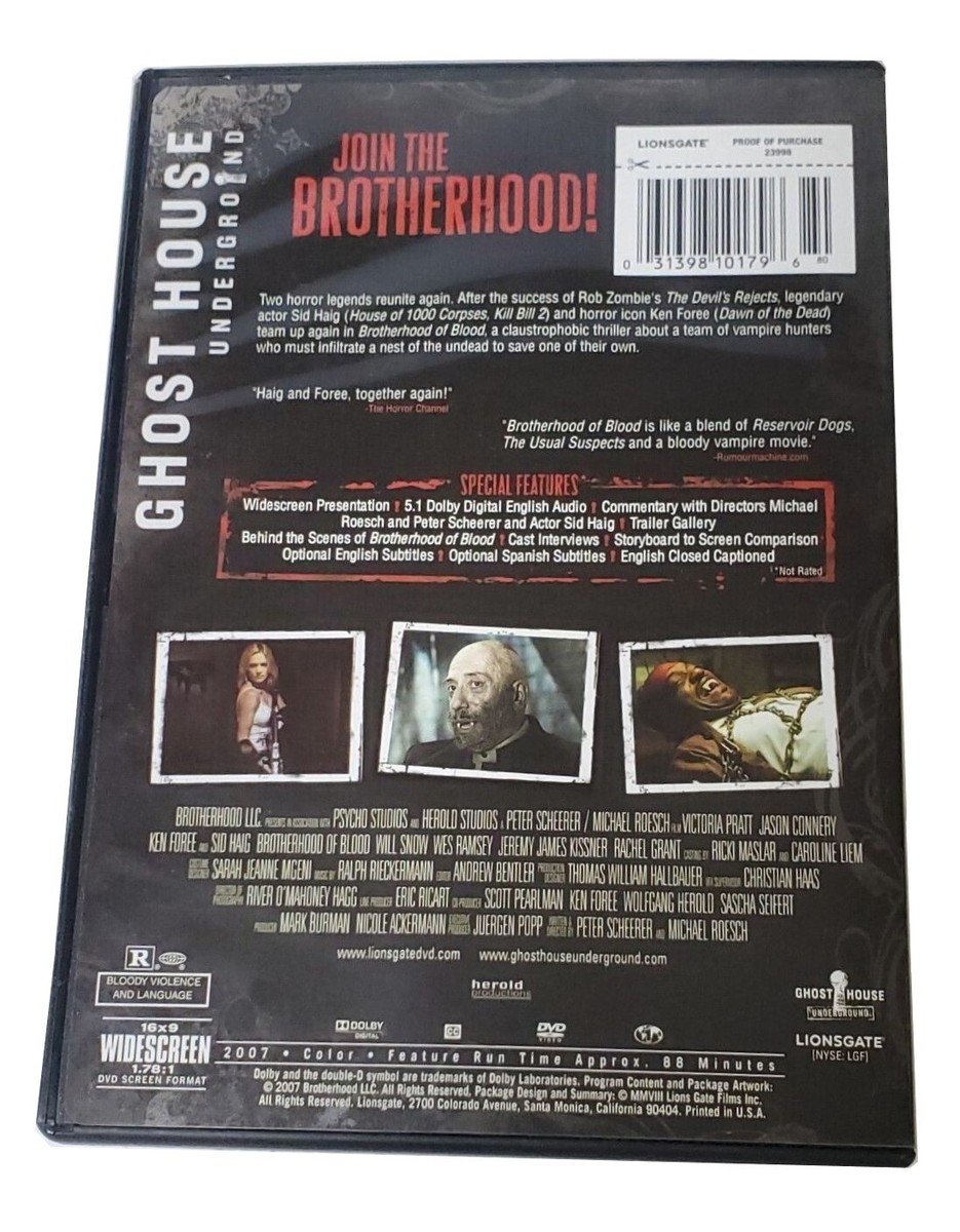 その他 Secuestro [DVD] BROTHERHOOD OF BLOOD (2007)