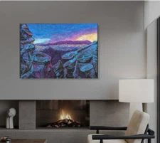 Oil Pastel Giclee | Home Decor | Digital Downloadable Art Print