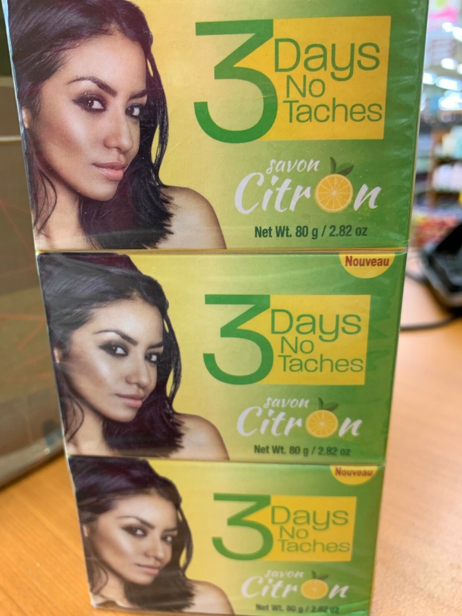 3 DAYS NO TACHES LEMON SOAP (PACK OF 3) | eBay