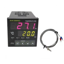 110V Digital PID INKBIRD Temperature Controller ITC-100VH + k sensor Thermostat