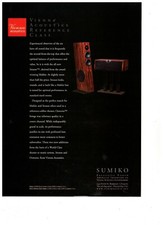Vienna Acoustics Reference Class Sumiko Speaker Pubblicità Stampa Vintage 1985
