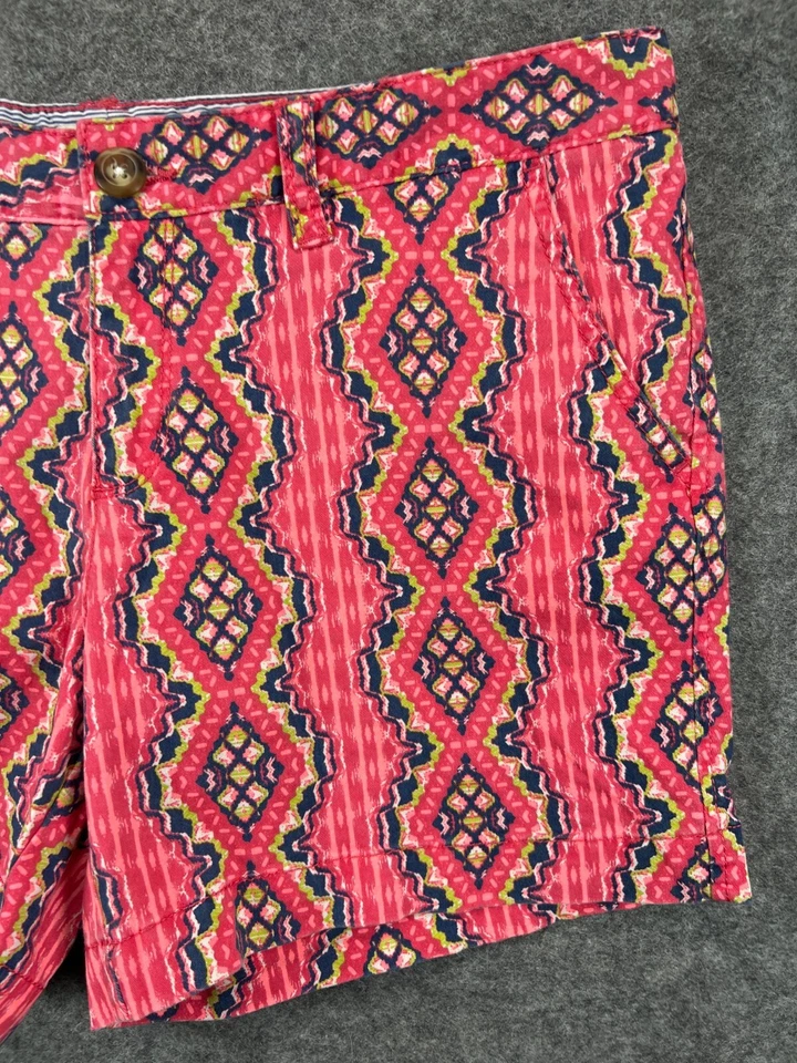 Pantalones Cortos Rojo Camel Para Mujer 11 Rosa Diseño Isla Justa Chino Exterior Informal Damas Foto 4 de 4