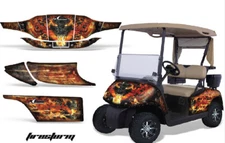 Golf Cart Graphics Decals Stickers for E-Z-GO TXT 1994-2013 FIRESTORM K