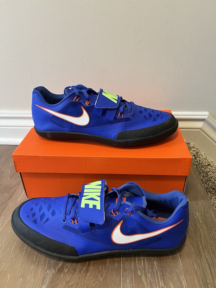 Nike Zoom Rival SD 4 Throwing Track Shoes Rotational Blue Men's