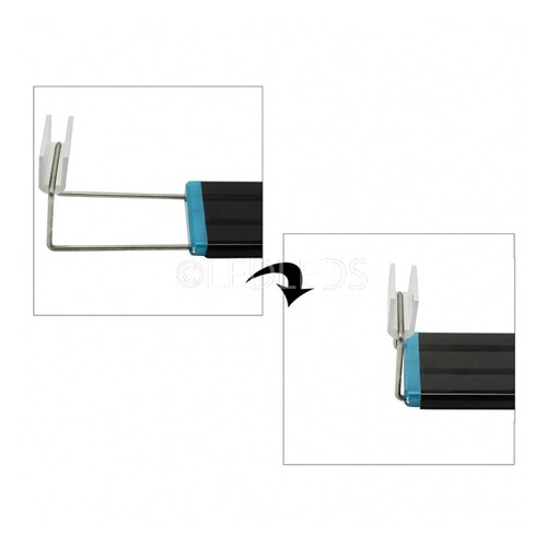 LAMPADA PLAFONIERA 30CM 42 LED 30-40CM ACQUARIO LUCE BIANCA BLU PESCI PIANTE - Foto 2 di 6