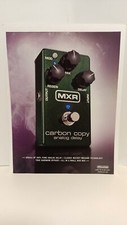 MXR CARBON COPY DELAY PEDAL - 10X8 - PRINT AD. t5