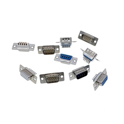Female Male D Type Adapters D Sub DB15 DB9 Connector Core VGA Pl9pin Port Socket