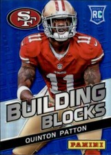 Quinton Patton 2013 Panini Prizm Building Blocks Blue Rookie #18 Parallel 49ers