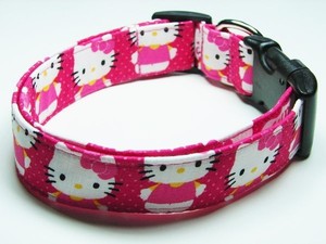 hello kitty dog collar