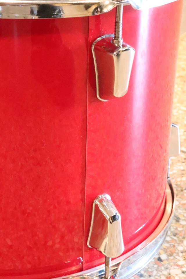 Percussion Plus 10x12 Rack Tom Drum Red Wrap Foto 4 de 4