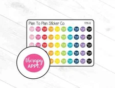 1795-8 Therapy Appt. Planner Stickers.