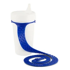 BooginHead Sippigrip Silicone Sippy Cup, Baby Bottle & Toy Tether Holder Strap